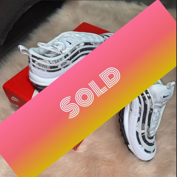 Nike Shoes - ⚡️⚡️❣️SOLD❣️⚡️⚡️White Floral AirMax 97 SE